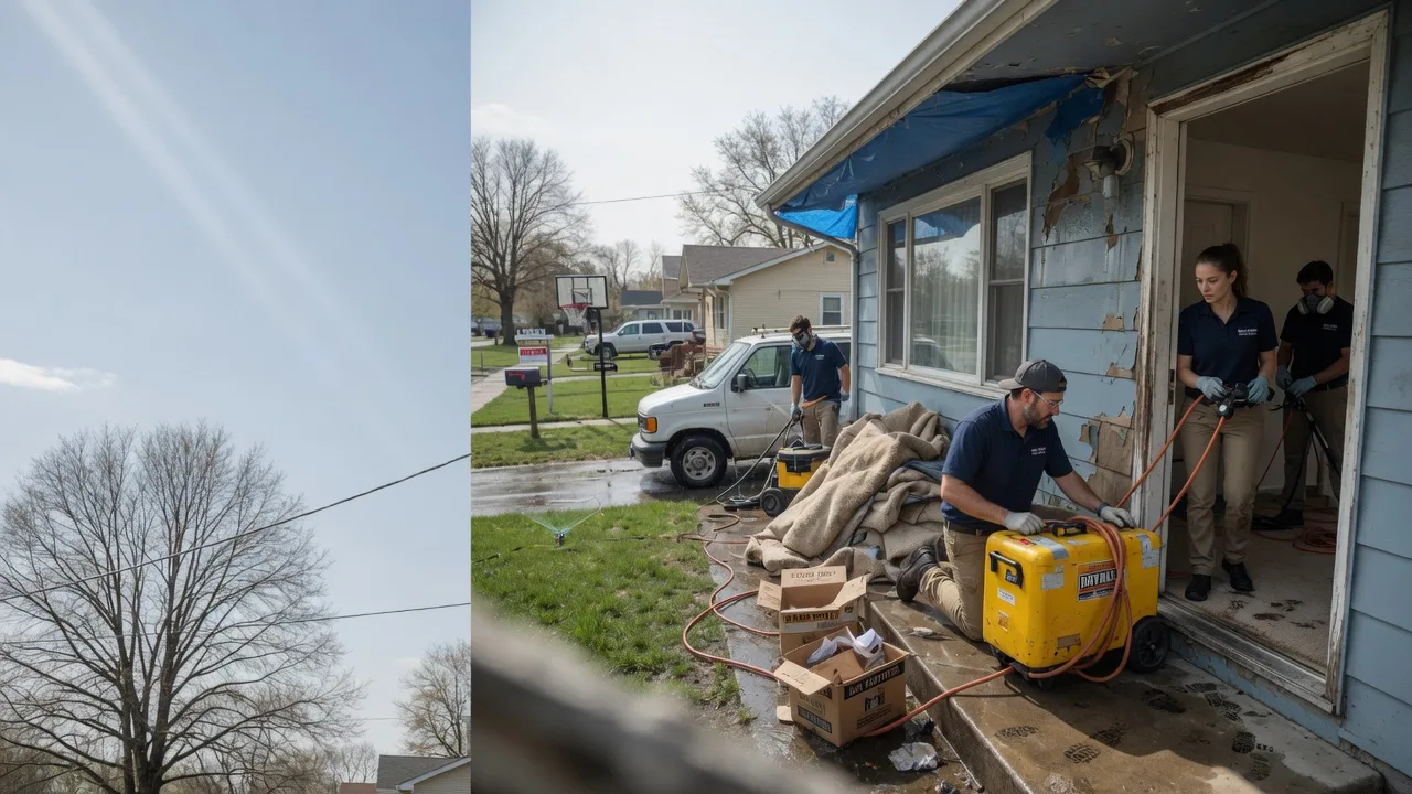 Basement Flood Cleanup in Westland, MI near me